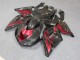 ABS Carenado Kawasaki ZX14R ZZR 1400 2006-2011 - Negro Rojo