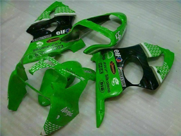 ABS Carenado Kawasaki ZX6R 2000-2002 - Verde Negro ABS Carenado Kawasaki ZX6R 2000-2002 - Verde Negro
