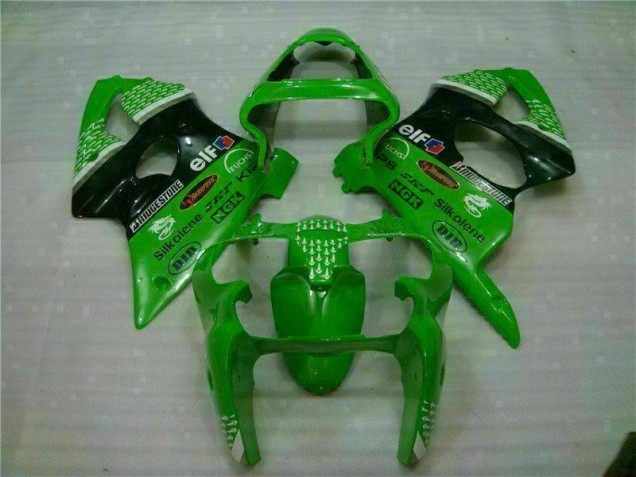ABS Carenado Kawasaki ZX6R 2000-2002 - Verde Negro ABS Carenado Kawasaki ZX6R 2000-2002 - Verde Negro