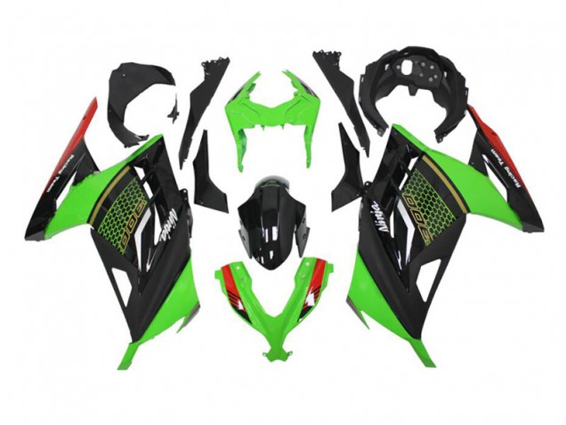 ABS Kits Carenado Kawasaki EX300 2013-2016 - Verde Negro ABS Kits Carenado Kawasaki EX300 2013-2016 - Verde Negro
