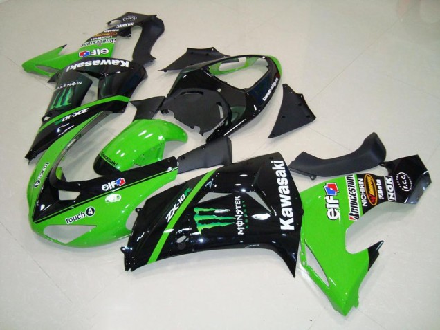 ABS Kits Carenado Kawasaki ZX10R 2006-2007 - Verde Monster ABS Kits Carenado Kawasaki ZX10R 2006-2007 - Verde Monster