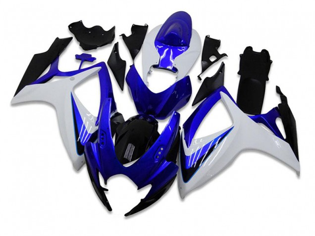 ABS Kits Carenado Suzuki GSXR 600 / 750 K6 2006-2007 - Azul Blanco ABS Kits Carenado Suzuki GSXR 600 / 750 K6 2006-2007 - Azul Blanco