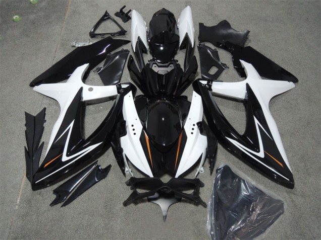 ABS Kits Carenado Suzuki GSXR 600 K8 2008-2010 - Negro Blanco ABS Kits Carenado Suzuki GSXR 600 K8 2008-2010 - Negro Blanco
