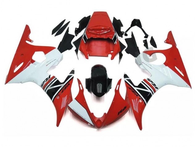 ABS Kits Carenado Yamaha R6 2003-2005 - Rojo Blanco Negro ABS Kits Carenado Yamaha R6 2003-2005 - Rojo Blanco Negro