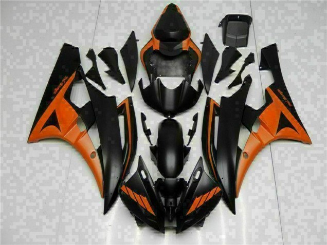 ABS Kits Carenado Yamaha R6 2006-2007 - Naranja Negro ABS Kits Carenado Yamaha R6 2006-2007 - Naranja Negro