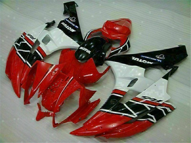 ABS Kits Carenado Yamaha R6 2006-2007 - Rojo Blanco ABS Kits Carenado Yamaha R6 2006-2007 - Rojo Blanco