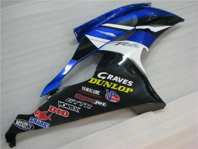 ABS Kits Carenado Yamaha R6 2008-2016 - Azul ABS Kits Carenado Yamaha R6 2008-2016 - Azul