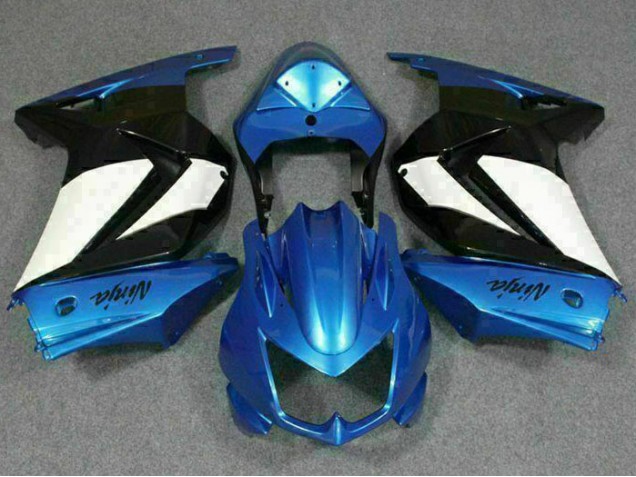 ABS Plástica Kawasaki EX250 2008-2012 - Azul Blanco Negro Ninja ABS Plástica Kawasaki EX250 2008-2012 - Azul Blanco Negro Ninja