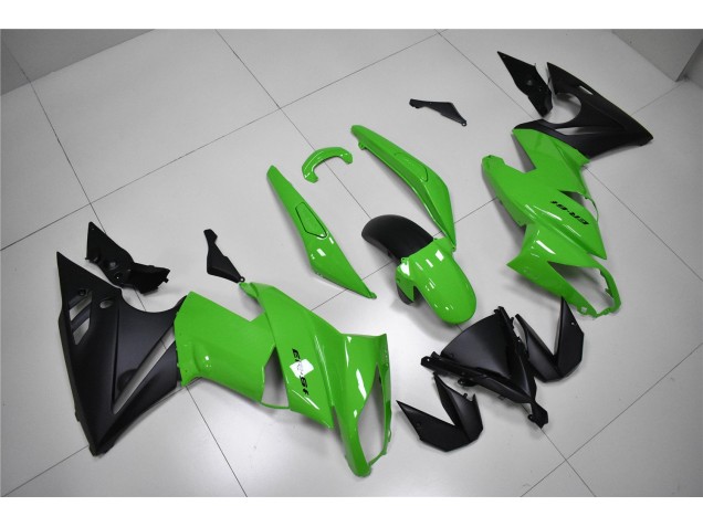 ABS Plástica Kawasaki EX650 2009-2011 - Verde Negro ABS Plástica Kawasaki EX650 2009-2011 - Verde Negro