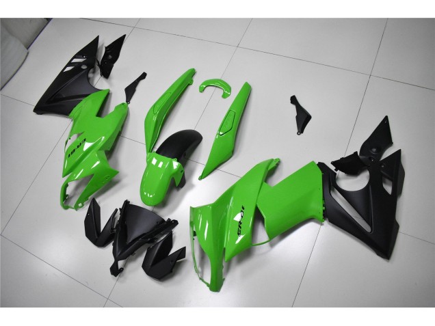 ABS Plástica Kawasaki EX650 2009-2011 - Verde Negro ABS Plástica Kawasaki EX650 2009-2011 - Verde Negro
