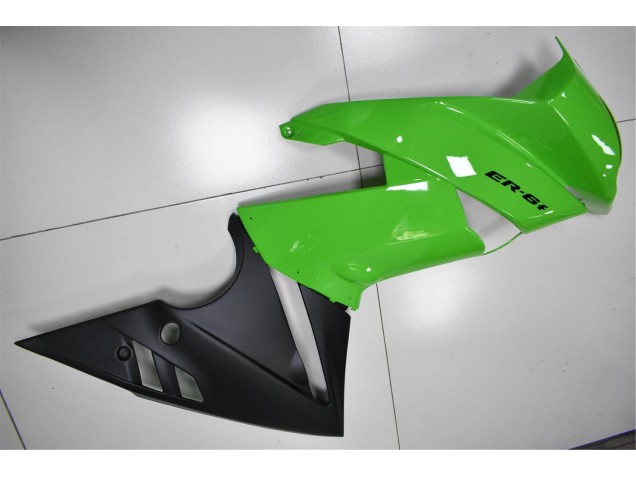 ABS Plástica Kawasaki EX650 2009-2011 - Verde Negro ABS Plástica Kawasaki EX650 2009-2011 - Verde Negro