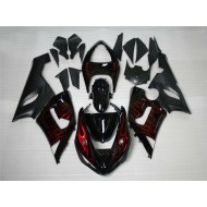 ABS Plástica Kawasaki ZX6R 2005-2006 - Rojo Negro