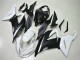 ABS Plástica Kawasaki ZX6R 2013-2018 - Blanco Negro ABS Plástica Kawasaki ZX6R 2013-2018 - Blanco Negro