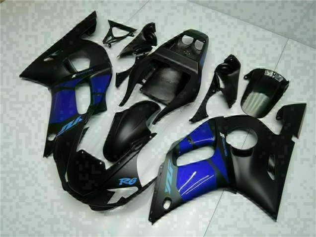 ABS Plástica Yamaha R6 1998-2002 - Azul Negro ABS Plástica Yamaha R6 1998-2002 - Azul Negro