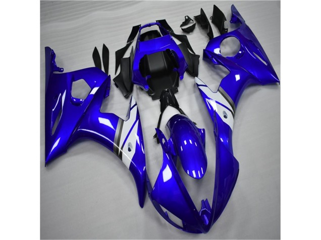 ABS Plástica Yamaha R6 2003-2005 - Azul Blanco ABS Plástica Yamaha R6 2003-2005 - Azul Blanco
