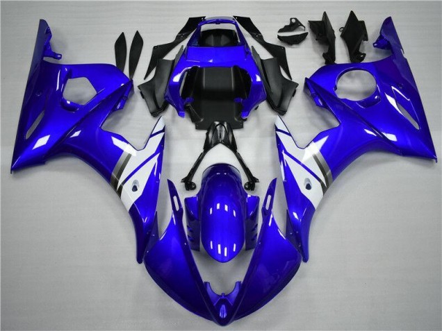 ABS Plástica Yamaha R6 2003-2005 - Azul Blanco ABS Plástica Yamaha R6 2003-2005 - Azul Blanco