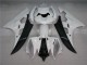 ABS Plástica Yamaha R6 2006-2007 - Blanco Negro ABS Plástica Yamaha R6 2006-2007 - Blanco Negro