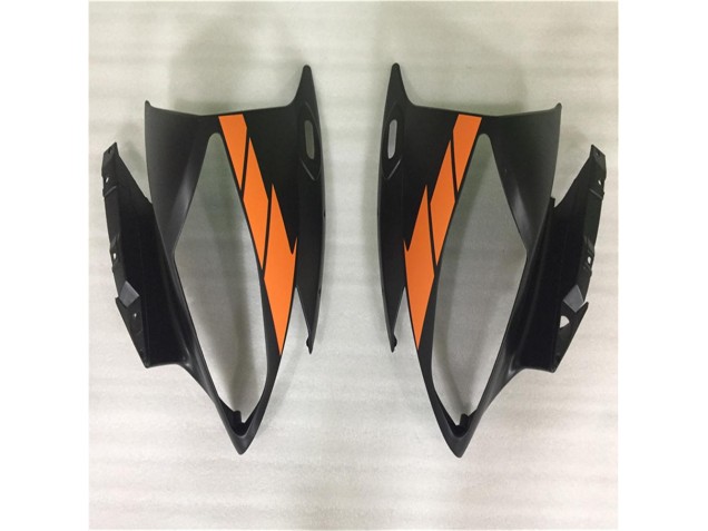ABS Plástica Yamaha R6 2006-2007 - Naranja Negro ABS Plástica Yamaha R6 2006-2007 - Naranja Negro