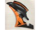 ABS Plástica Yamaha R6 2006-2007 - Naranja Negro ABS Plástica Yamaha R6 2006-2007 - Naranja Negro