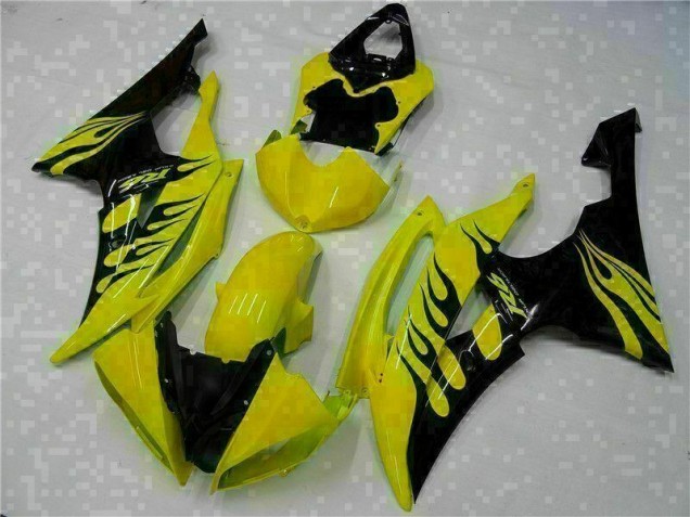 ABS Plástica Yamaha R6 2008-2016 - Amarillo Negro ABS Plástica Yamaha R6 2008-2016 - Amarillo Negro