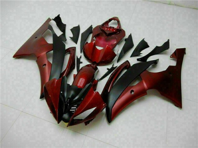 ABS Plástica Yamaha R6 2008-2016 - Rojo Negro ABS Plástica Yamaha R6 2008-2016 - Rojo Negro