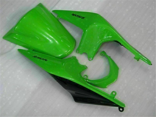 ABS Plástico Kawasaki EX250 2008-2012 - Verde Negro Ninja ABS Plástico Kawasaki EX250 2008-2012 - Verde Negro Ninja