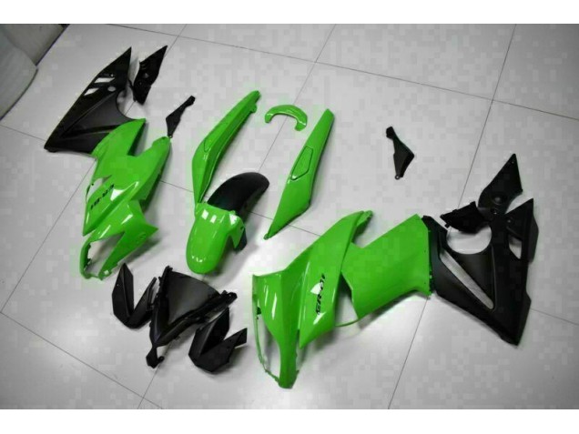 ABS Plástico Kawasaki EX650 2009-2011 - Verde Negro ABS Plástico Kawasaki EX650 2009-2011 - Verde Negro