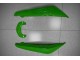 ABS Plástico Kawasaki EX650 2009-2011 - Verde Negro ABS Plástico Kawasaki EX650 2009-2011 - Verde Negro