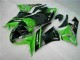 ABS Plástico Kawasaki ZX6R 2009-2012 - Verde Negro ABS Plástico Kawasaki ZX6R 2009-2012 - Verde Negro