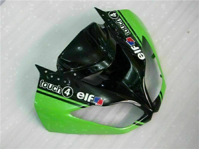 ABS Plástico Kawasaki ZX6R 2009-2012 - Verde Negro ABS Plástico Kawasaki ZX6R 2009-2012 - Verde Negro