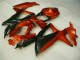 ABS Plástico Suzuki GSXR 600 / 750 K8 2008-2010 - Rojo Negro ABS Plástico Suzuki GSXR 600 / 750 K8 2008-2010 - Rojo Negro