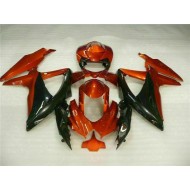 ABS Plástico Suzuki GSXR 600 / 750 K8 2008-2010 - Rojo Negro