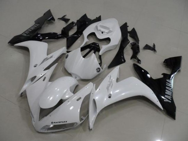 ABS Plástico Yamaha R1 2004-2006 - Blanco Negro ABS Plástico Yamaha R1 2004-2006 - Blanco Negro