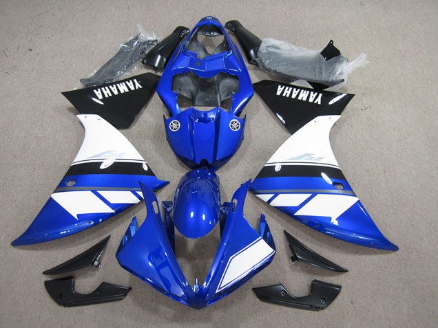 ABS Plástico Yamaha R1 2012-2014 - Azul Negro Blanco ABS Plástico Yamaha R1 2012-2014 - Azul Negro Blanco