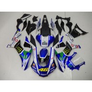 ABS Plástico Yamaha R1 2015-2019 - Azul Azul Blanco ENEOS Movistar 46