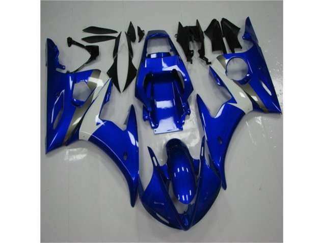 ABS Plástico Yamaha R6 2003-2005 - Azul Blanco ABS Plástico Yamaha R6 2003-2005 - Azul Blanco