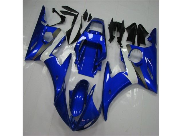 ABS Plástico Yamaha R6 2003-2005 - Azul Blanco ABS Plástico Yamaha R6 2003-2005 - Azul Blanco