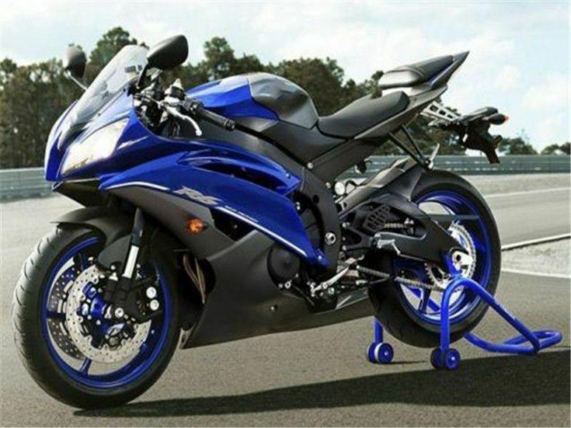 ABS Plástico Yamaha R6 2006-2007 - Azul Negro ABS Plástico Yamaha R6 2006-2007 - Azul Negro