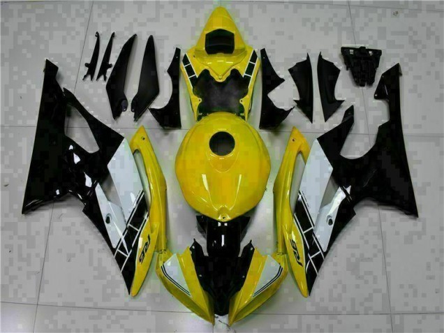ABS Plástico Yamaha R6 2008-2016 - Amarillo Negro ABS Plástico Yamaha R6 2008-2016 - Amarillo Negro