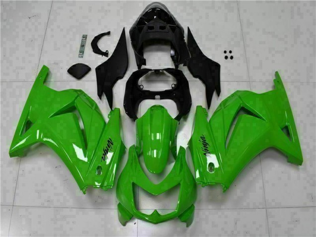 ABS Plásticos Kawasaki EX250 2008-2012 - Verde Negro Ninja ABS Plásticos Kawasaki EX250 2008-2012 - Verde Negro Ninja