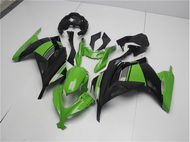 ABS Plásticos Kawasaki EX300 2013-2016 - Verde Negro ABS Plásticos Kawasaki EX300 2013-2016 - Verde Negro