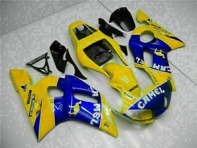 ABS Plásticos Yamaha R6 1998-2002 - Amarillo Azul ABS Plásticos Yamaha R6 1998-2002 - Amarillo Azul