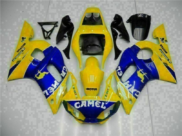 ABS Plásticos Yamaha R6 1998-2002 - Amarillo Azul ABS Plásticos Yamaha R6 1998-2002 - Amarillo Azul