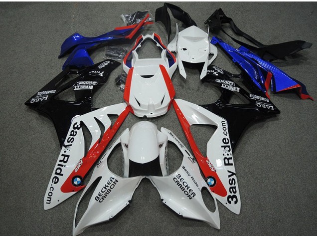 Carenado BMW S1000RR 2009-2014 - Blanco Azul Rojo Carenado BMW S1000RR 2009-2014 - Blanco Azul Rojo