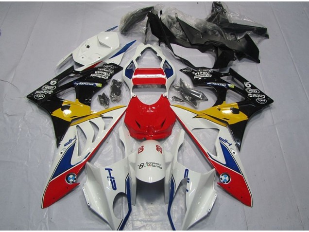 Carenado BMW S1000RR 2009-2014 - Rojo Blanco Amarillo Carenado BMW S1000RR 2009-2014 - Rojo Blanco Amarillo