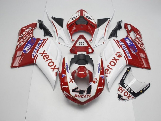 Carenado Ducati 848 1098 1198 2007-2014 - Estilo OEM Xerox con 41 Carenado Ducati 848 1098 1198 2007-2014 - Estilo OEM Xerox con 41