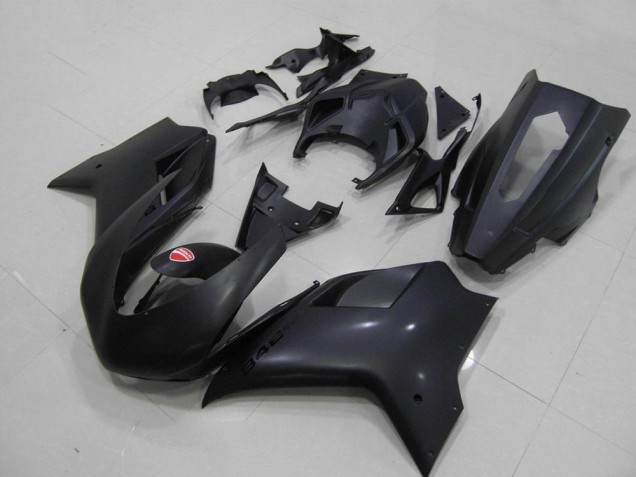 Carenado Ducati 848 1098 1198 2007-2014 - Negro Mate Racing Verision Carenado Ducati 848 1098 1198 2007-2014 - Negro Mate Racing Verision