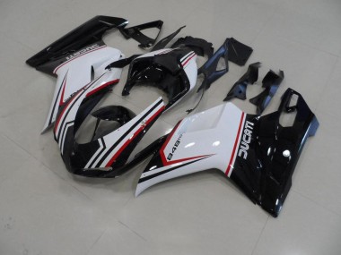 Carenado Ducati 848 1098 1198 2007-2014 - Negro Tricolor