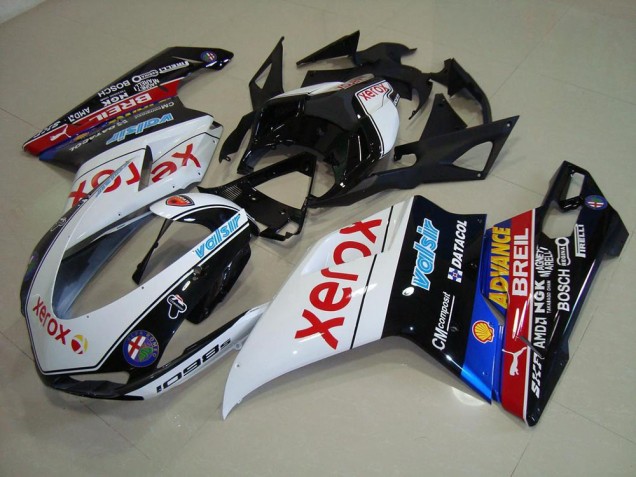 Carenado Ducati 848 1098 1198 2007-2014 - Negro Xerox Carenado Ducati 848 1098 1198 2007-2014 - Negro Xerox