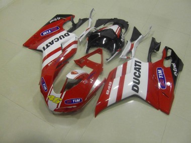 Carenado Ducati 848 1098 1198 2007-2014 - Rojo 46
